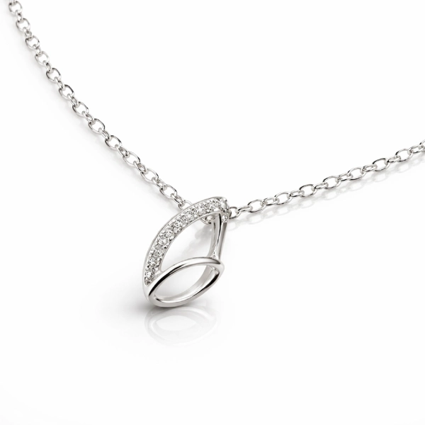 ISHQNAIN Women's Premium Gold Tone Finish Baguette Crystal Infinity Link Bracelet, Romantic Gift